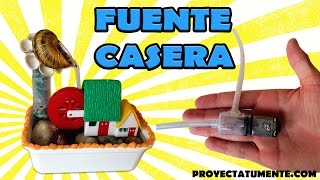 Construye tu Propia Fuente de Agua Decorativa Casera [upl. by Monie]