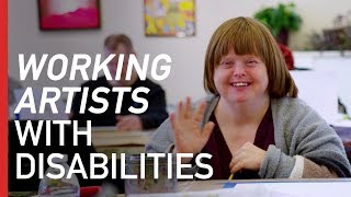 Helping People with Disabilities Become Working Artists [upl. by Tiphany977]