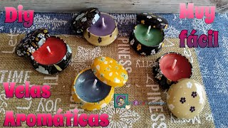 DIY VELAS aromáticas FÁCILES EN CAJITAS PARA REGALAR Colaboración Beebeecraft [upl. by Atteuqahs301]