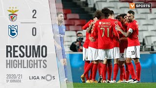 Highlights  Resumo Benfica 20 Belenenses Liga 2021 5 [upl. by Adekahs]