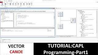 Vector CANoe CAPL Programming Part 1 [upl. by Volnay]