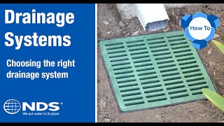 How to Choose the Right Landscape Drainage System for Stormwater Runoff  NDS Yard Drainage Systems [upl. by Newra]