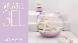 Velas decorativas con gel [upl. by Chrotoem]