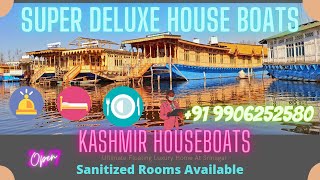 Deluxe Kashmir House boat tour  dal lake boat house [upl. by Claiborne]