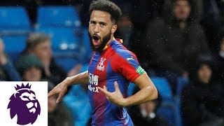 Andros Townsend scores worldclass volley against Man City  Premier League  NBC Sports [upl. by Nanyt710]