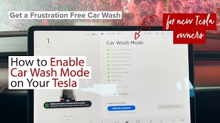 How to Enable Teslas Car Wash Mode [upl. by Orvil]