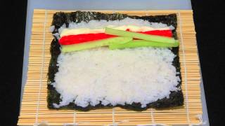 En 2 minutitos  Sushi de surimi  Sushi frutal [upl. by Tandy600]