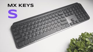 Logitech MX Keys S Keyboard  Review [upl. by Noillid]