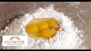 Chef Tutorial How To Make Homemade Pasta Dough [upl. by Dnana558]