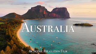 Australia 4K  Scenic Relaxation Film With Calming Music [upl. by Olwena]