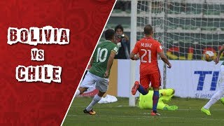 Bolivia 1  0 Chile  Eliminatorias Rusia 2018  Fecha 16 [upl. by Adnaval]