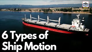 6 Types of Ship Motion  Animated Explaination [upl. by Linus962]