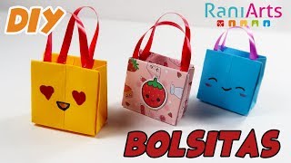 DIY  BOLSITAS DE REGALO ORIGAMI  GIFT BAGS [upl. by Isyad357]