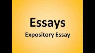 Expository Essay [upl. by Alaaj]