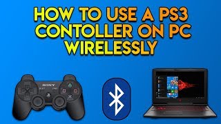 How To Use A PS3 Controller On A PC Wirelessly [upl. by Anilorak]