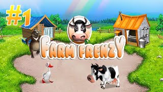 Farm Frenzy  Gameplay Level 1 to 6  1 [upl. by Lani588]