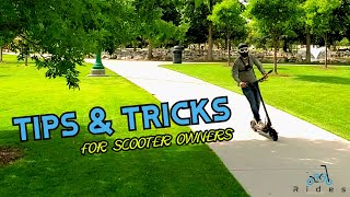 Tips and Tricks for Electric Scooter Owners [upl. by Naegem]