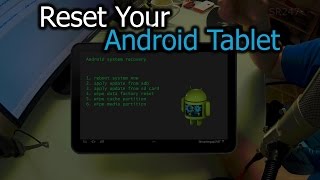 How To Reset Your Android Tablet [upl. by Matronna407]