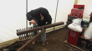 DIY Landscape Rake build DAY 2 Cat 01 [upl. by Akerue335]