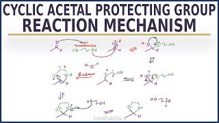 Cyclic Acetal Protecting Group Reaction and Mechanism [upl. by Mini446]