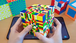 13x13x13 Rubiks Cube Full Solve 5949 [upl. by Airotcivairam]