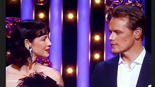 Sam Heughan amp Caitriona  Baftas 2018  Outlander [upl. by Einnad311]