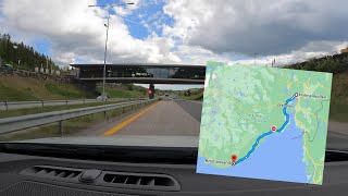 Driving E18 from Oslo Holmenkollen to Kristiansand city in 4K [upl. by Scarrow]