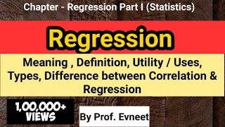 Regression Analysis Statistics  Regression Analysis  Regression Statistics  in Hindi [upl. by Hassi]