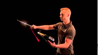 Sabrage Opening Champagne with a sword [upl. by Leipzig]