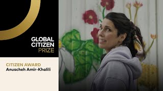 Global Citizen Prize Winner Anuscheh AmirKhalili Is Supporting Refugees  Global Citizen Prize 2022 [upl. by Atilef226]