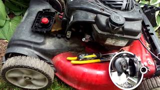 How to Fix Yard Machines Lawn Mower that does not start from Home Depot 550E 140cc Briggs amp Stratton [upl. by Lrig886]