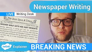 How To Write A Newspaper Article  Report Writing KS2 [upl. by Halford566]