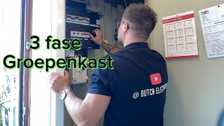 Groepenkast vervangen in Amstelveen  3 fase  meterkast  verduurzamen  elektricien [upl. by Riek835]