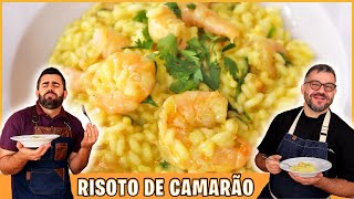 RISOTO DE CAMARÃO com o Chef Vavo I Receitas de Pai [upl. by Gnilrets]