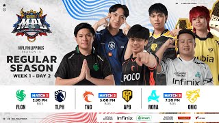 🔴 LIVE  MPL PH S15  FILIPINO  Week 1 Day 2 [upl. by Buchanan]