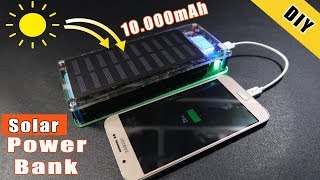 How To Make A Solar Power Bank Charger For Mobile [upl. by Rubin743]