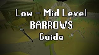 OSRS Barrows Guide  Low Requirement Method [upl. by Warfeld]