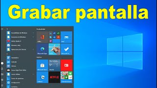 Como grabar la pantalla de tu pc [upl. by Ytima]