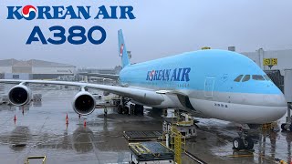 🇺🇸 Los Angeles LAX to Seoul ICN 🇰🇷 Korean Air Airbus A380  FULL FLIGHT REPORT Polar route [upl. by Anhej]