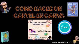 Aprende hacer un cartel en Canva [upl. by Seale]