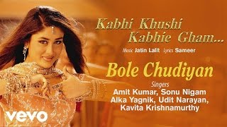 Bole Chudiyan Best Song  K3GAmitabhShah Rukh KhanHrithikKajolKareenaAlka Yagnik [upl. by Nallad]