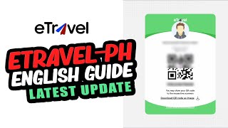 LATEST ETRAVEL REGISTRATION GUIDE  STEP BY STEP ETRAVEL PHILIPPINES [upl. by Navy]