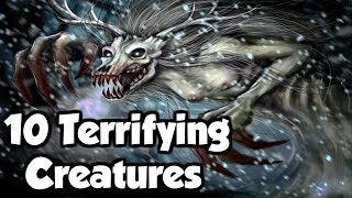 10 Terrifying Mythological Creatures From Around The World Mythology Explained [upl. by Haukom]