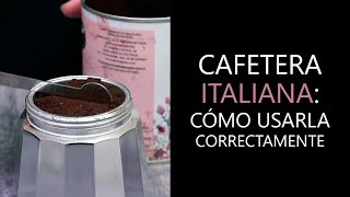 CÓMO USAR LA CAFETERA ITALIANA Guía básica para preparar café [upl. by Raimund]