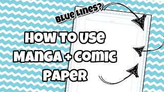 ❤ MangaComic Paper ❤ What do the Blue Guide Lines Mean amp How to Use Them [upl. by Asirahc405]