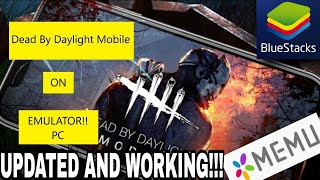 Dead By Daylight Mobile on PC  Emulator BLUESTACK  Part1 [upl. by Ronna]