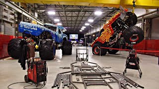 A Tour At Monster Jam HQ Part 1 [upl. by Yrrehc]