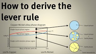 How to derive the lever rule [upl. by Sidwohl]