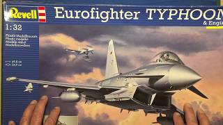 Revell 132 Eurofighter Typhoon in box review [upl. by Akienahs]