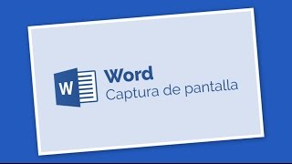 Word Captura de pantalla [upl. by Swane]